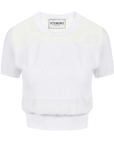 Iceberg Knitwear > round-neck knitwear - Blanc