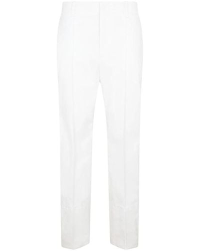 Bottega Veneta Cropped Trousers - White