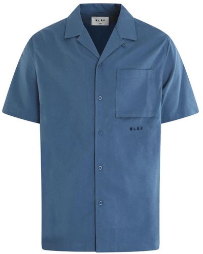 OLAF HUSSEIN Shirts > short sleeve shirts - Bleu
