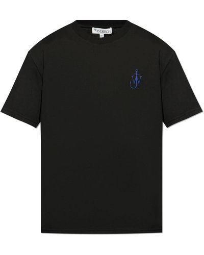 JW Anderson T-shirt mit logo - Schwarz
