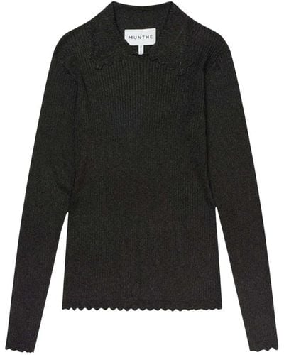 Munthe Round-Neck Knitwear - Black