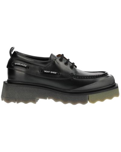 Off-White c/o Virgil Abloh Shoes > flats > laced shoes - Noir