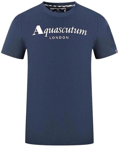 Aquascutum T-Shirts - Blue