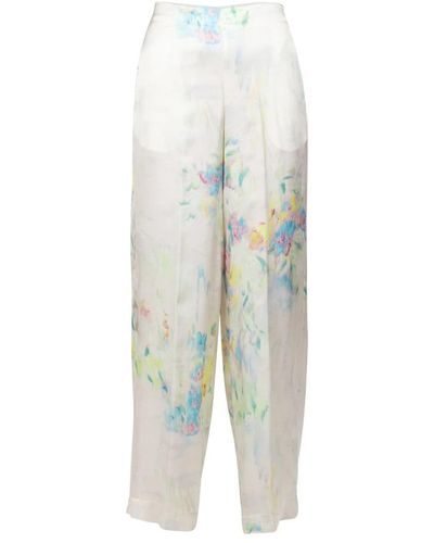 Jucca Wide Trousers - White