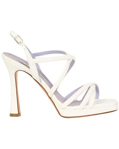 Albano High Heel Sandals - White