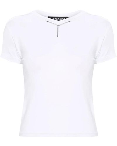 Y. Project Tops > t-shirts - Blanc