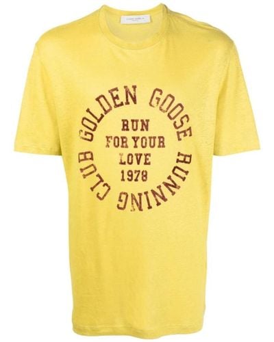 Golden Goose T-shirts - Jaune