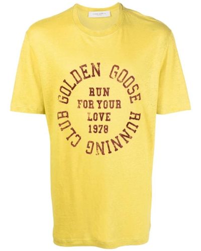 Golden Goose T-shirts - Giallo