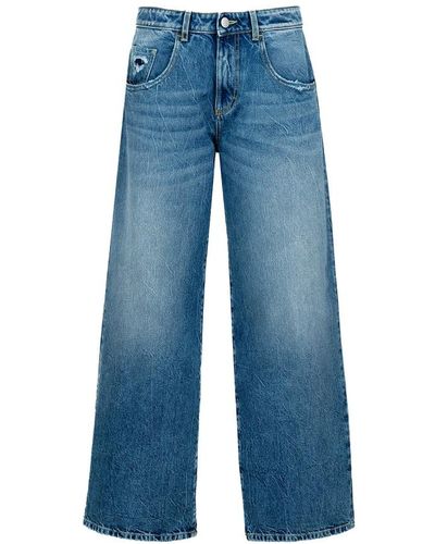 ICON DENIM Jeans > wide jeans - Bleu