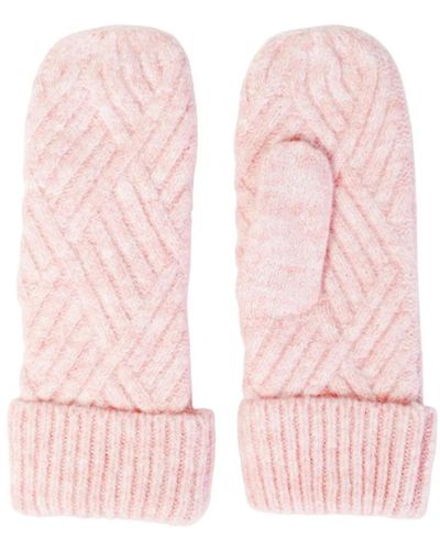 Pieces Handschuhe in rosa für herbst/winter - Pink