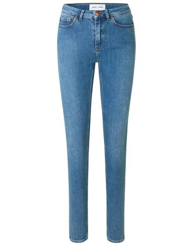 Samsøe & Samsøe Jeans skinny - Bleu