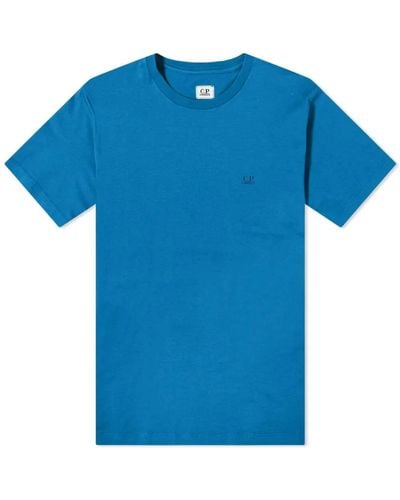 C.P. Company 30/1 Jersey Small Logo T-shirt Lyons L - Blue