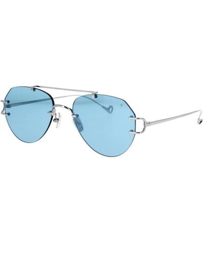 Eyepetizer Unregelmäßige flow sonnenbrille - Blau