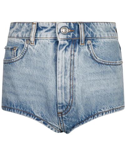 Max Mara Shorts > denim shorts - Bleu