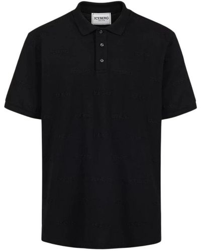 Iceberg Polo Shirts - Black