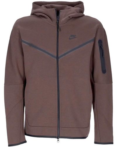 Nike Tech fleece full-zip hoodie - Braun