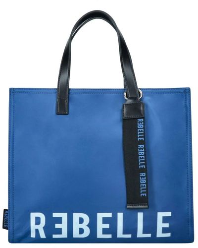 Rebelle Tote Bags - Blue