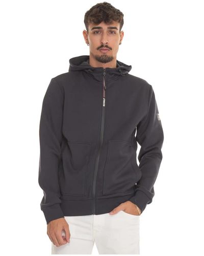 Ecoalf Kapuzen-sweatshirt mit reißverschluss - Grau