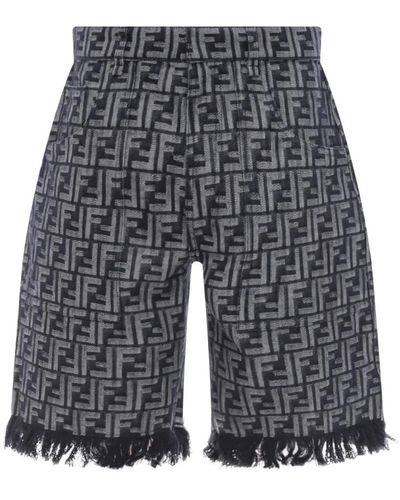 Fendi Casual Shorts - Grey