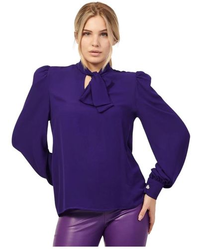 Giulia N Couture Blouses - Purple