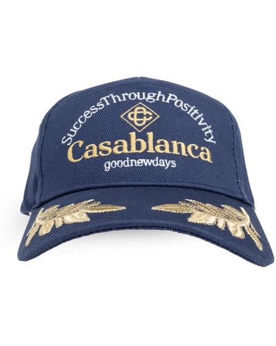 Casablanca Accessories > hats > caps - Bleu