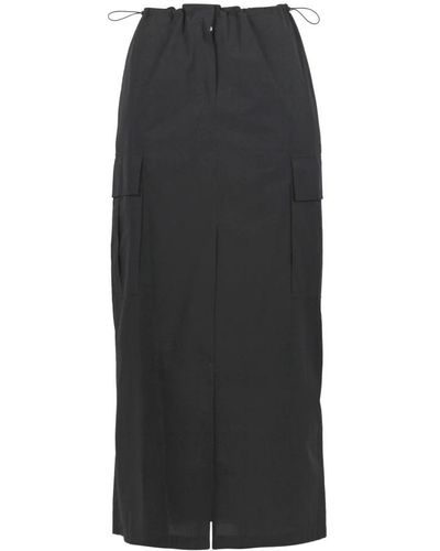 Ottod'Ame Midi Skirts - Black