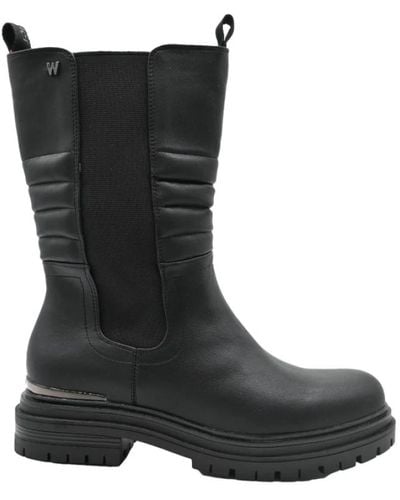 Wrangler Shoes > boots > chelsea boots - Noir