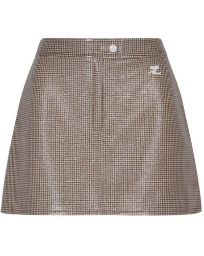 Courreges Short Skirts - Grey