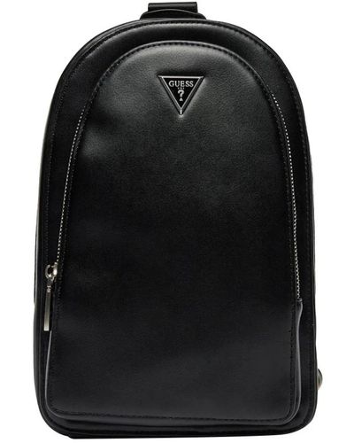 Guess Eleganter schwarzer rucksack stilvoll praktisch