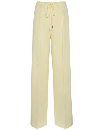 Calvin Klein Wide Trousers - Yellow
