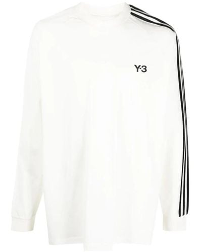 Y-3 Tops > long sleeve tops - Blanc