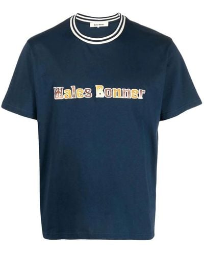 Wales Bonner T-Shirts - Blau