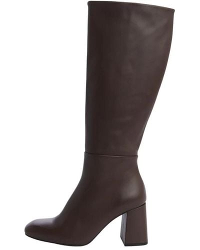Souliers Martinez High Boots - Brown