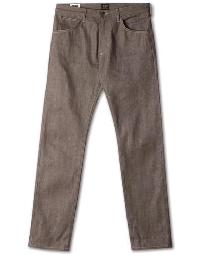 Lee Jeans Straight Pants - Brown