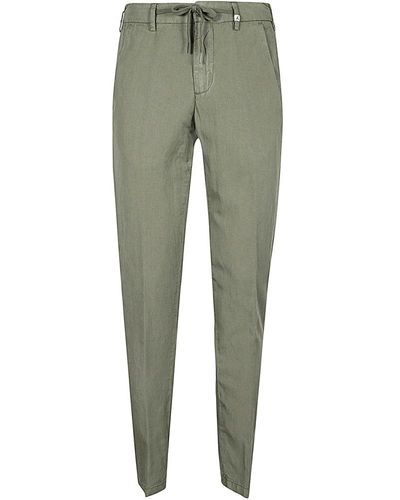 Myths Slim-Fit Trousers - Green