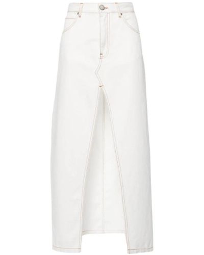 Pinko Denim skirts - Blanco