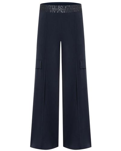 Cambio Wide Trousers - Blue
