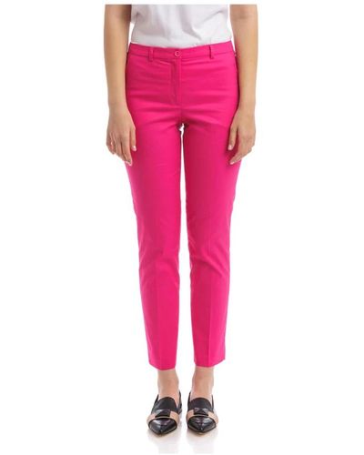 Seventy Cropped Trousers - Pink