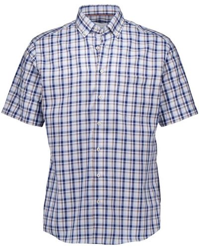 Eterna Shirts > short sleeve shirts - Bleu