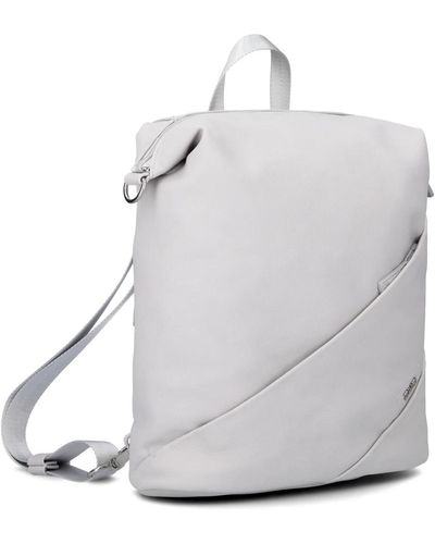 Zwei Eleganter rucksack und tasche in einem hinter - Weiß