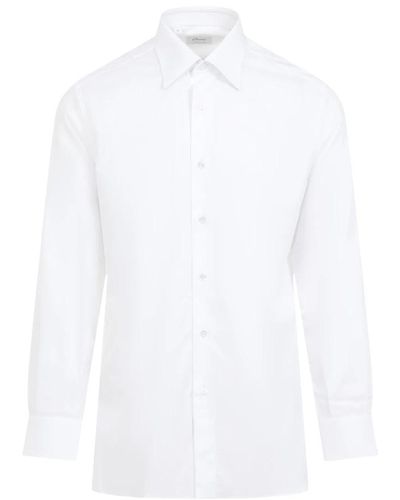 Brioni Weiße hemden für männer aw24