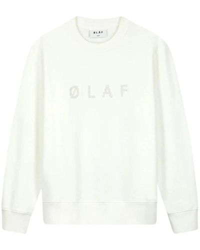 OLAF HUSSEIN Sweatshirts - White