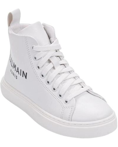 Balmain Sneakers tinta unita - Bianco