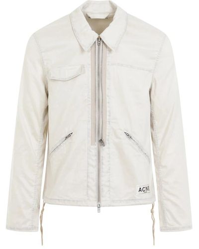Acne Studios Polyester jacket - Bianco