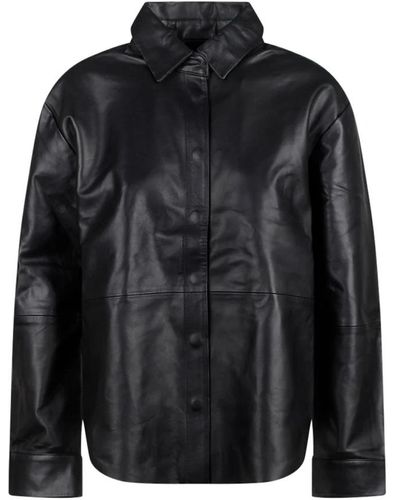 SELECTED Leather Jackets - Black