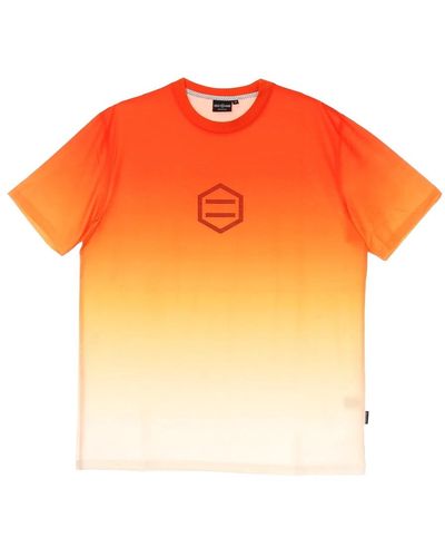DOLLY NOIRE Gradient logo t-shirt - Orange