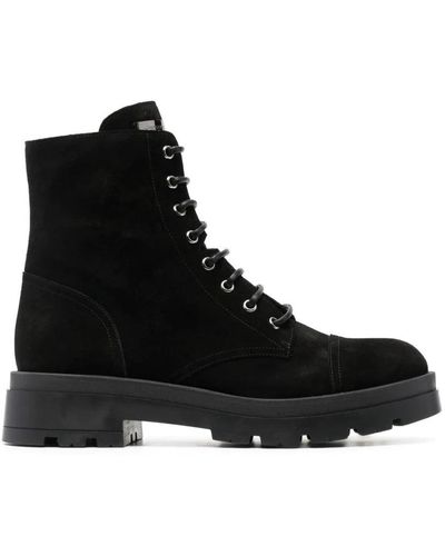 Giuseppe Zanotti Lace-Up Boots - Black