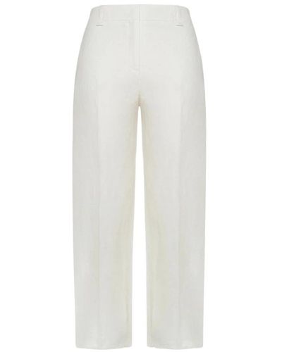 Peuterey Straight Trousers - White
