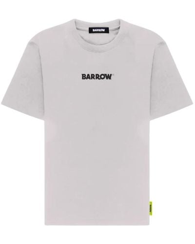 Barrow Smile logo kurzarm t-shirt - Weiß