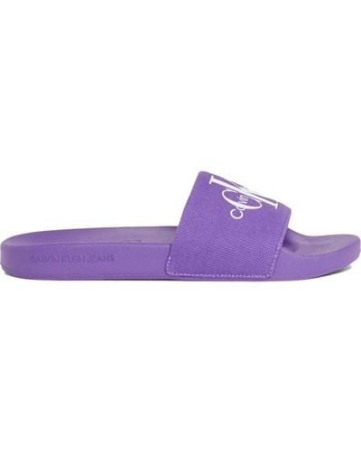 Calvin Klein Sliders - Purple